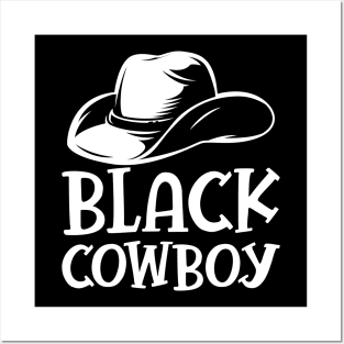 Black Cowboy b Posters and Art